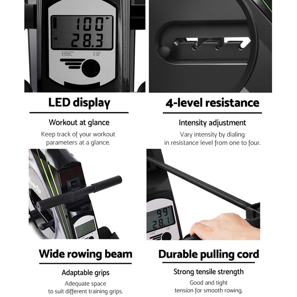 NNEDSZ Rowing Exercise Machine Rower Resistance Home Gym