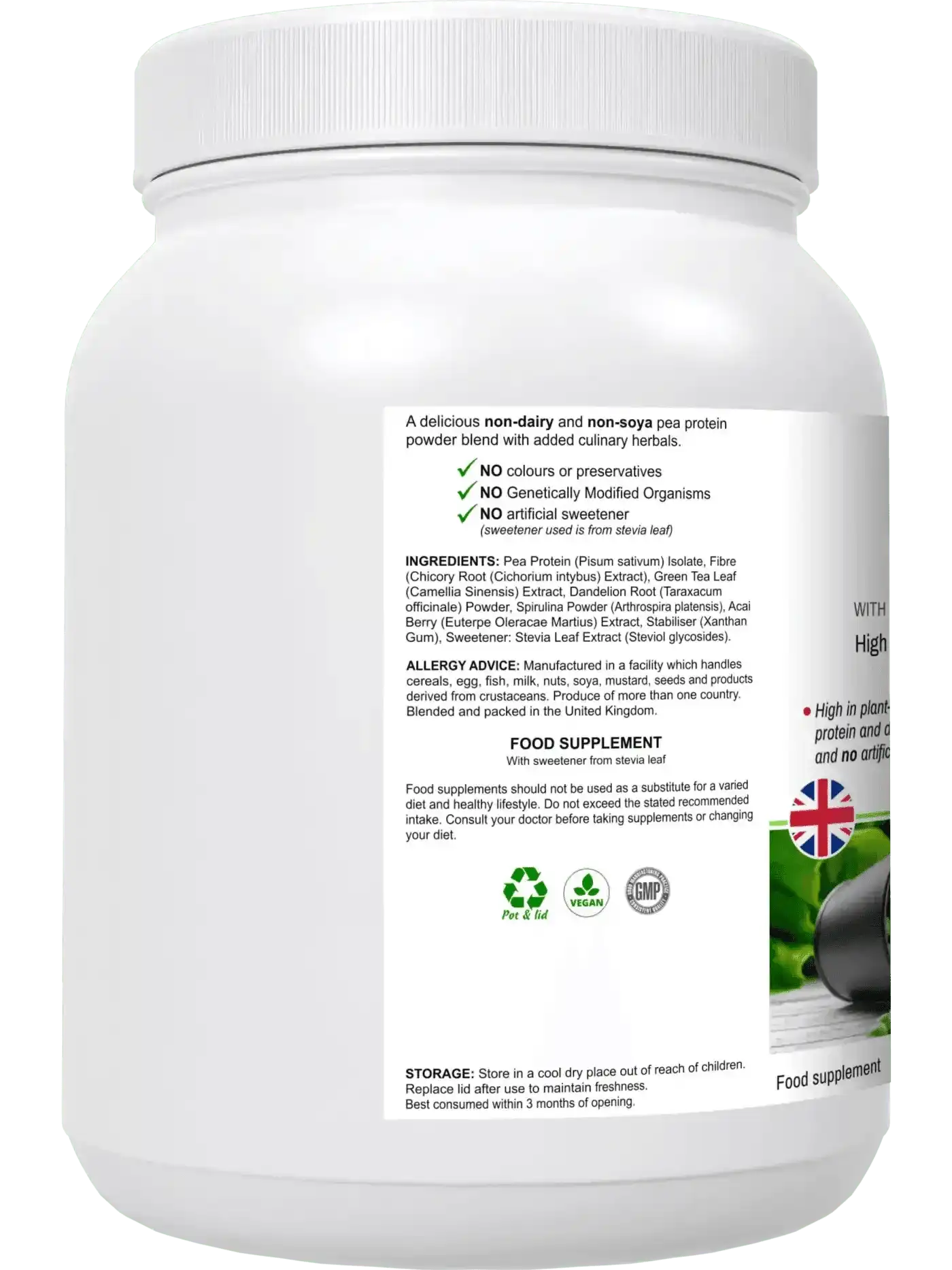 PeaPro - High Protein Vegan Pea Protein Powder