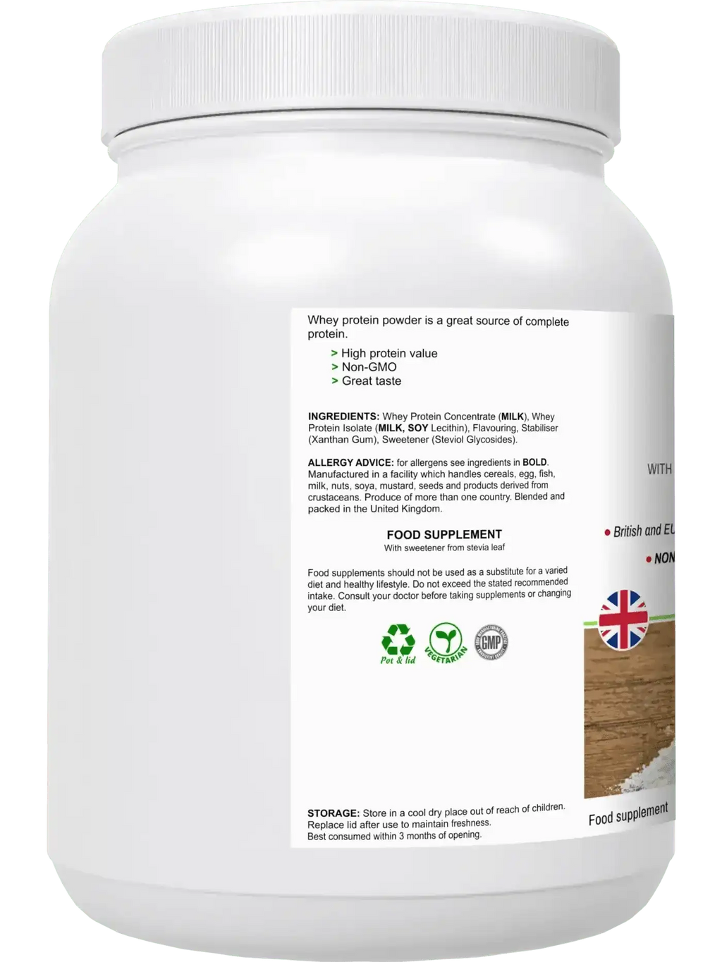 WheyPro Vanilla - Whey Protein Powder